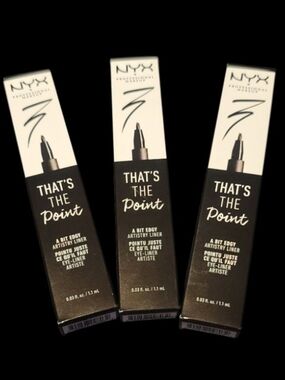 NYX That’s The Point Artistry Liner - Black (3 Pack)